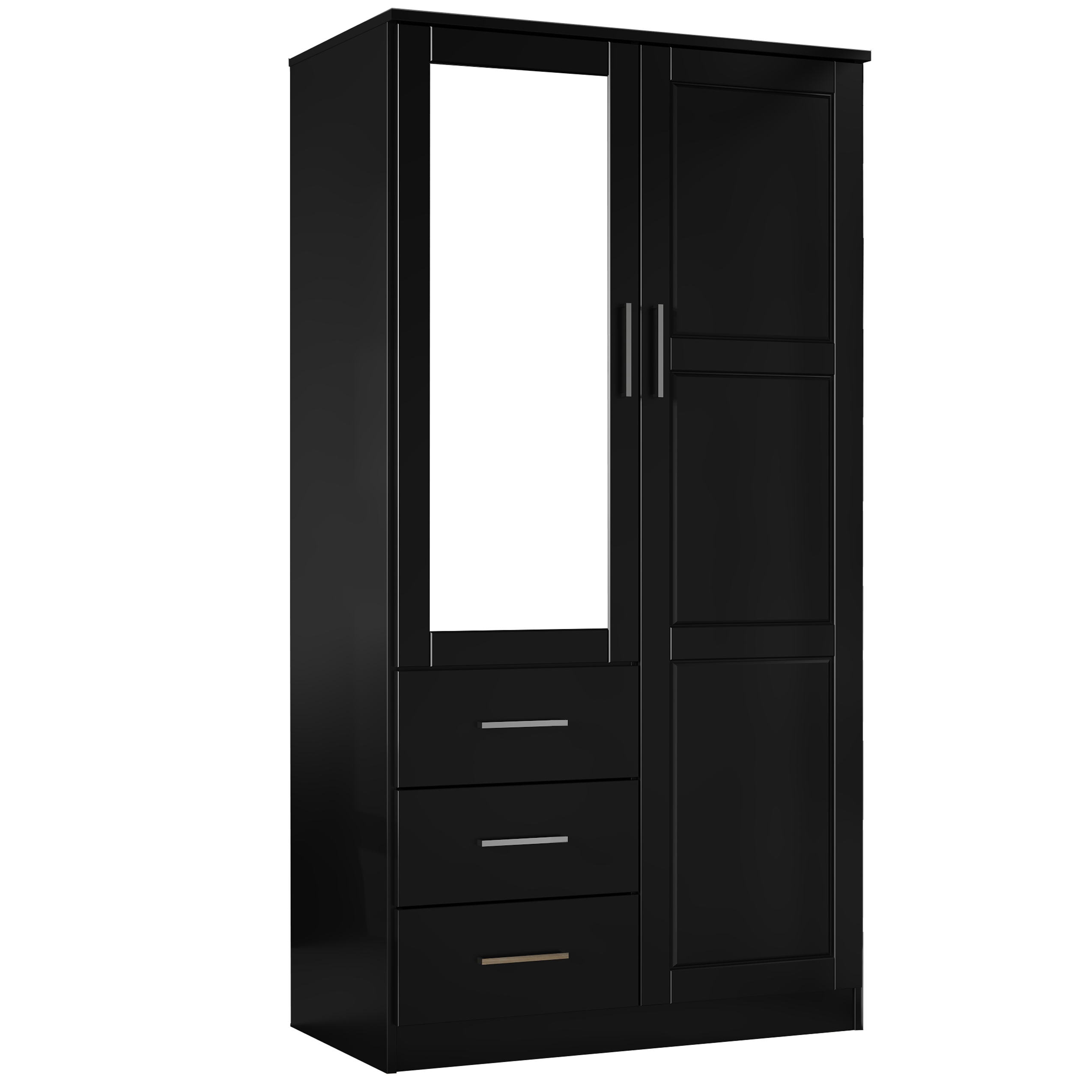 Palace Imports 100 Solid Wood Metro Wardrobe Armoire with Solid